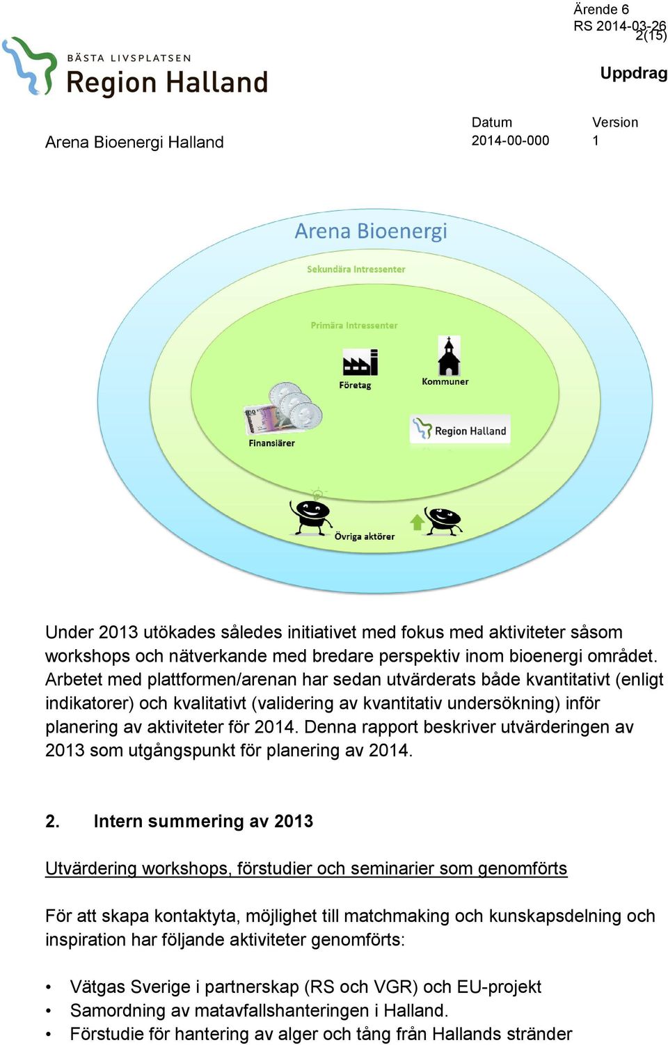 Denna rapport beskriver utvärderingen av 20