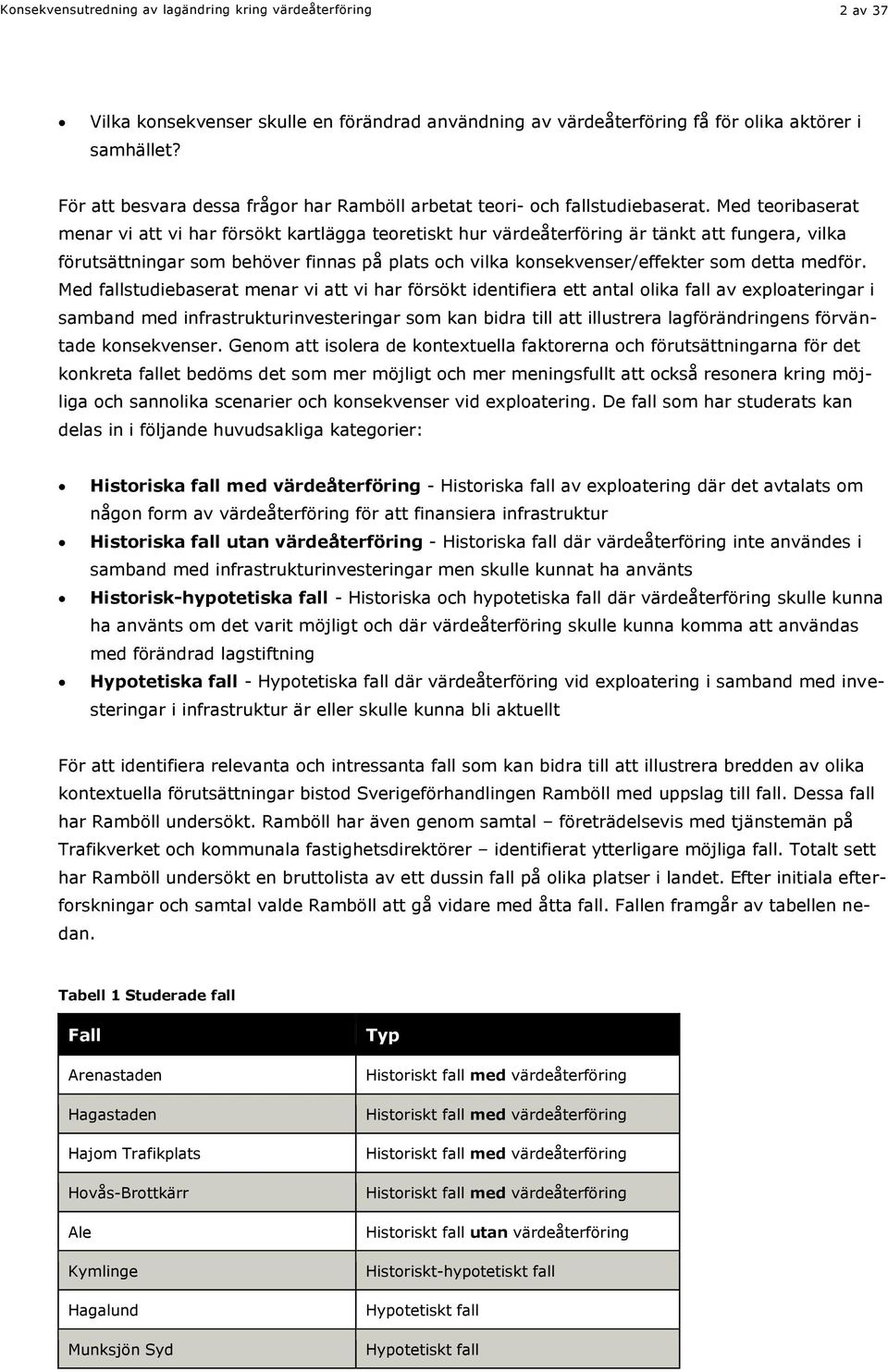 Med teoribaserat menar vi att vi har försökt kartlägga teoretiskt hur värdeåterföring är tänkt att fungera, vilka förutsättningar som behöver finnas på plats och vilka konsekvenser/er som detta