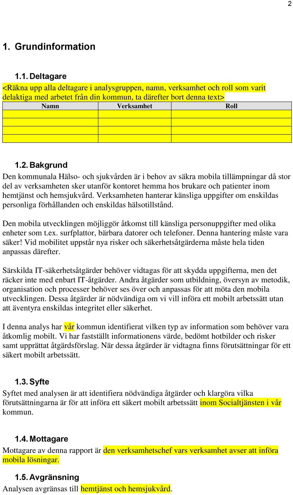 hemsjukvård. Verksamheten hanterar känsliga uppgifter om enskildas personliga förhållanden och enskildas hälsotillstånd.