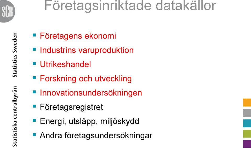 utveckling Innovationsundersökningen
