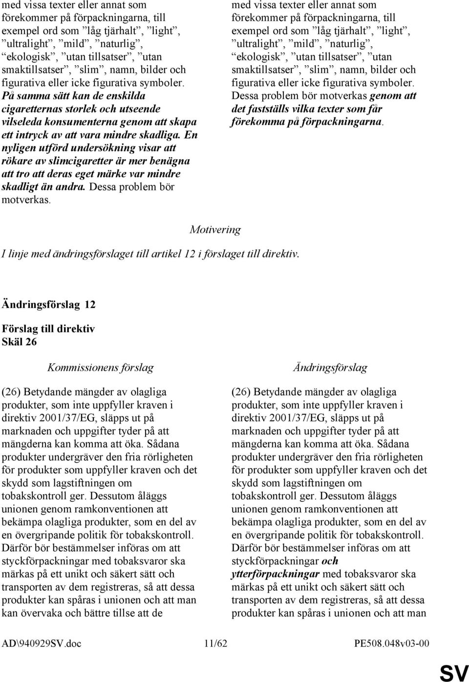 En nyligen utförd undersökning visar att rökare av slimcigaretter är mer benägna att tro att deras eget märke var mindre skadligt än andra. Dessa problem bör motverkas.