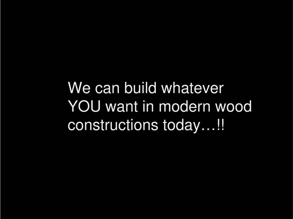 in modern wood