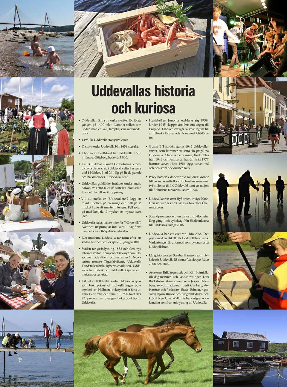 Karl XII likfärd i Gustaf Cederströms berömda tavla utspelar sig i Uddevalla efter kungens död i Halden. Karl XII låg på lit de parade och balsamerades i Uddevalla 1718.
