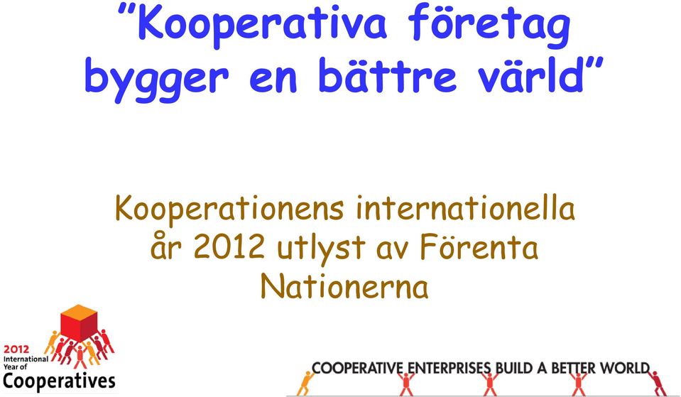 Kooperationens