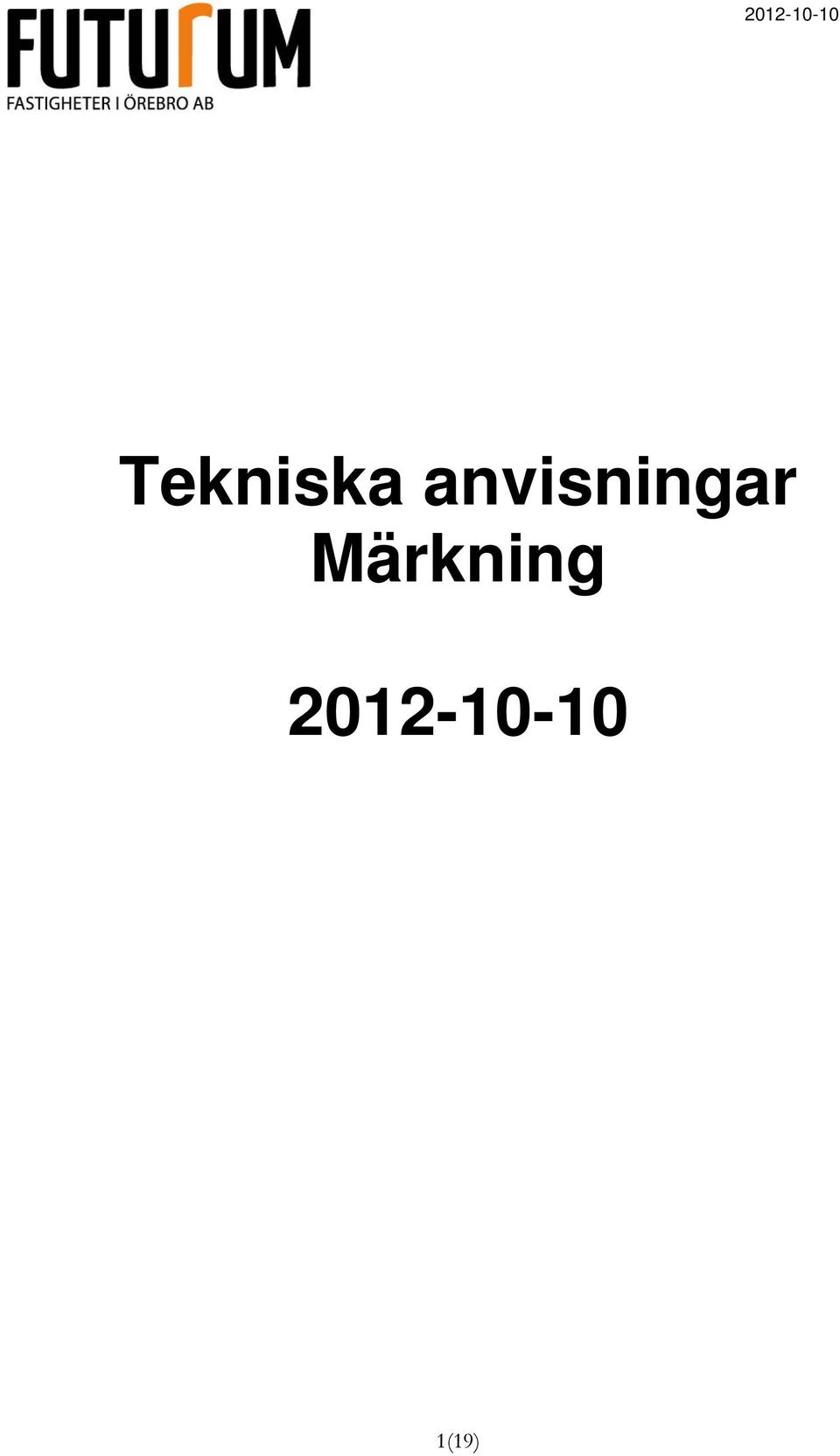 Märkning