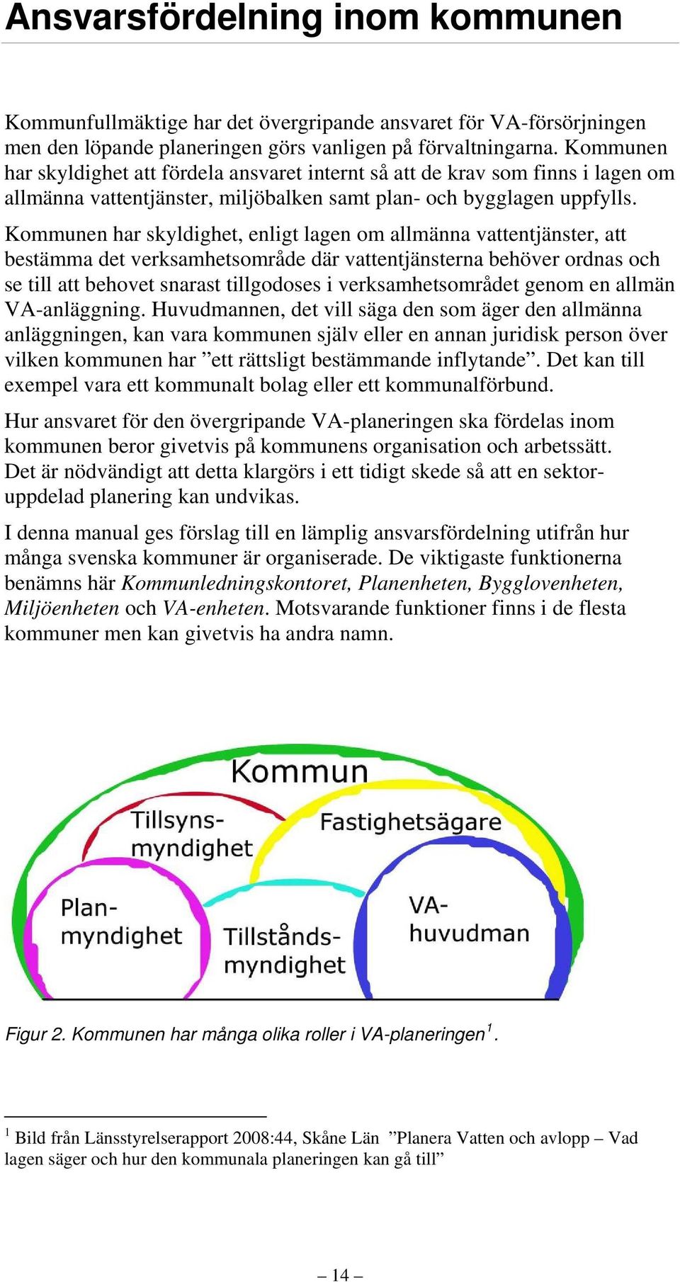 Kommunen har skyldighet, enligt lagen om allmänna vattentjänster, att bestämma det verksamhetsområde där vattentjänsterna behöver ordnas och se till att behovet snarast tillgodoses i