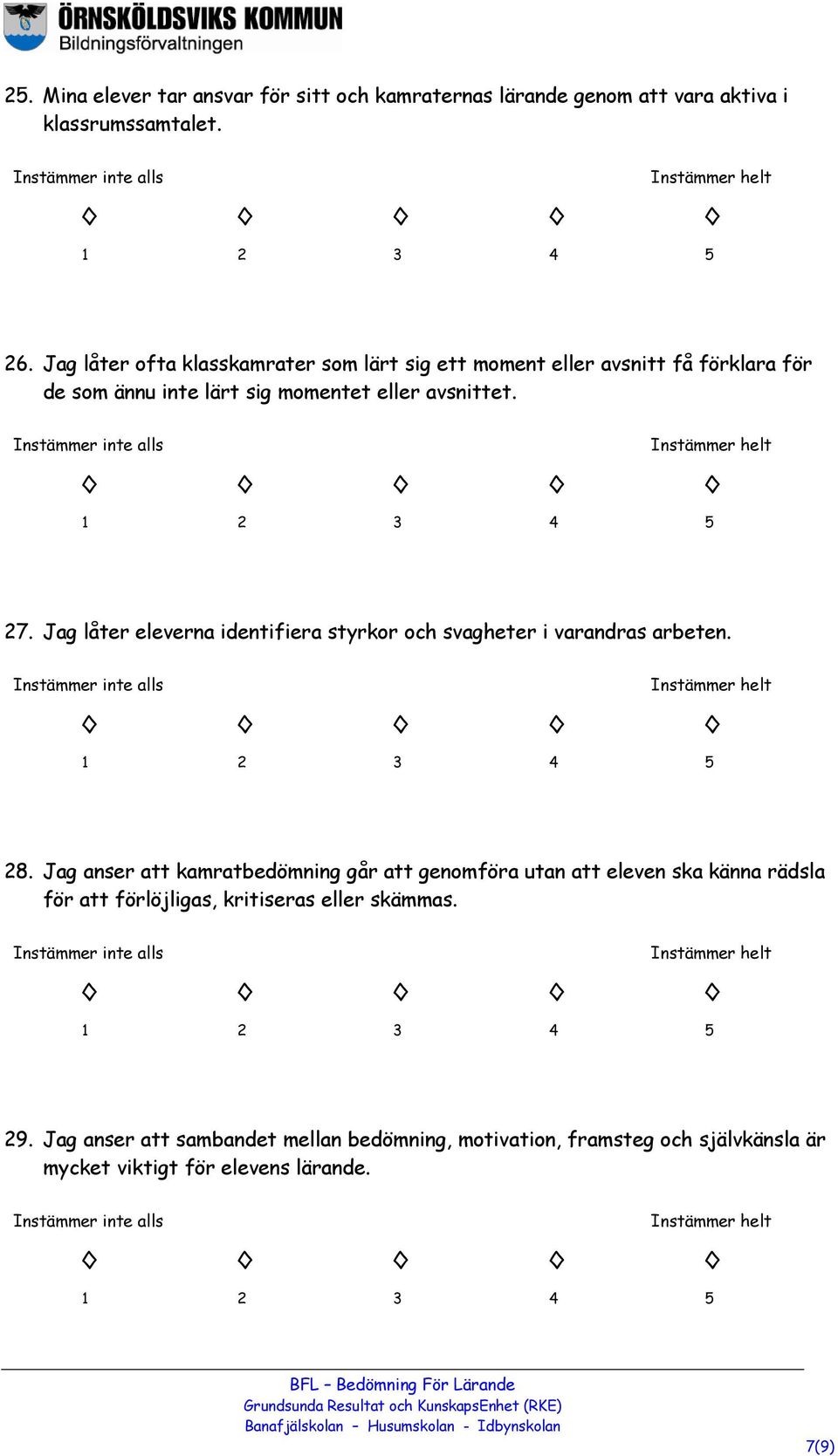 Jag låter eleverna identifiera styrkor och svagheter i varandras arbeten. 28.