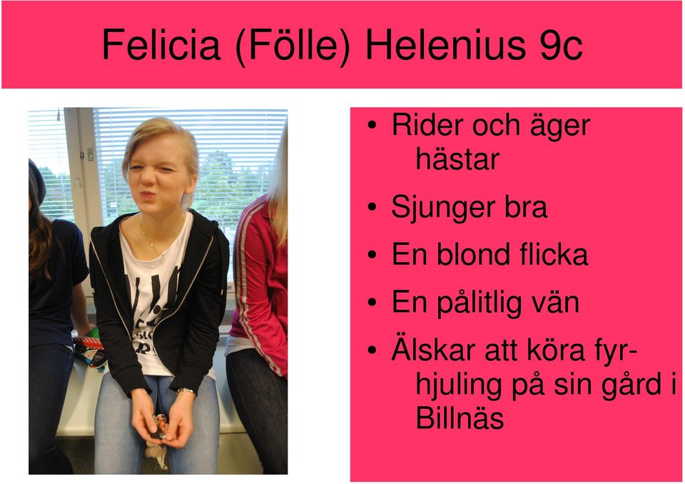 blond flicka En pålitlig vän Älskar