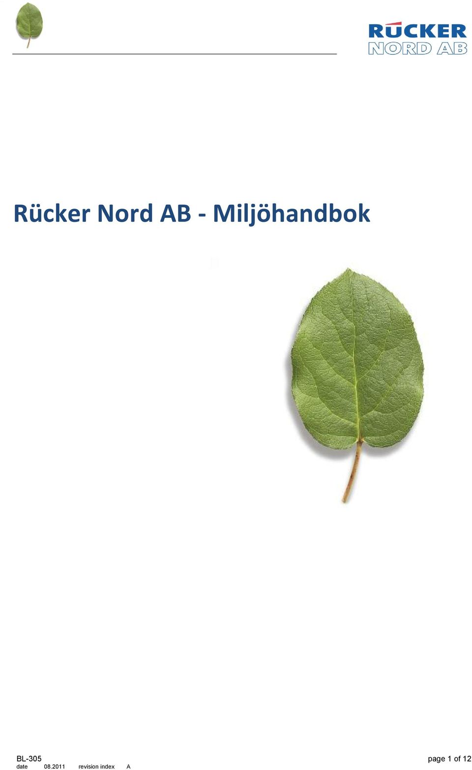 Miljöhandbok