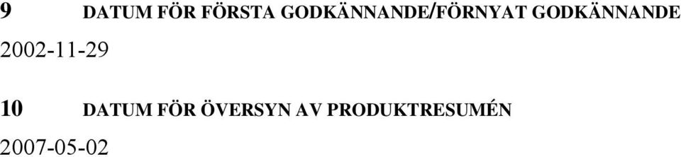 GODKÄNNANDE 2002-11-29 10