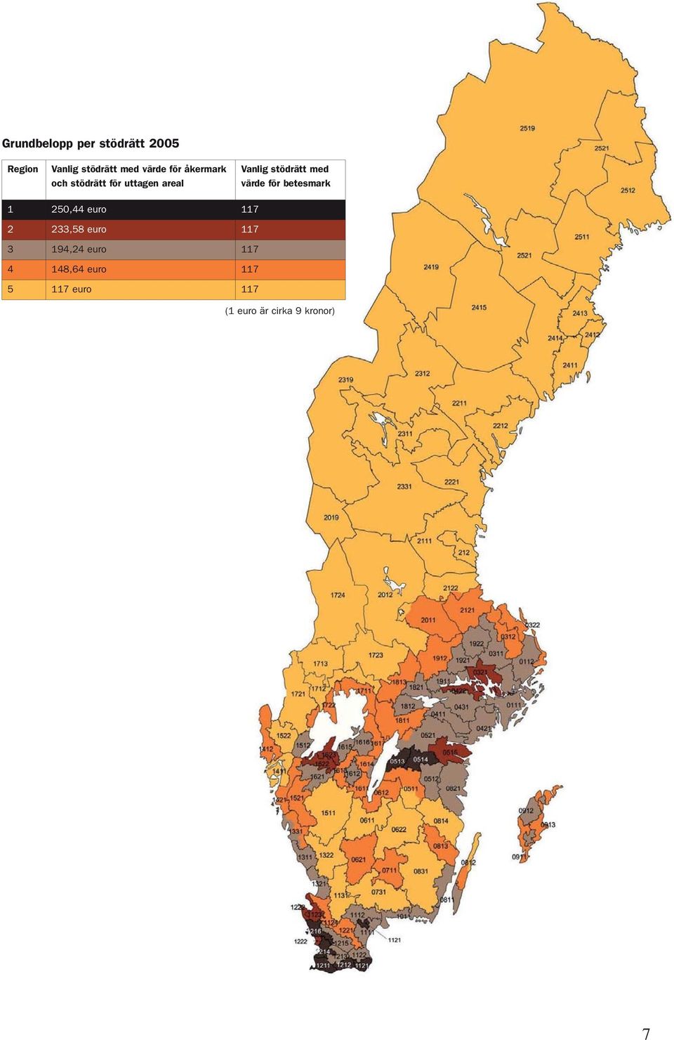 värde för betesmark 1 250,44 euro 117 2 233,58 euro 117 3 194,24