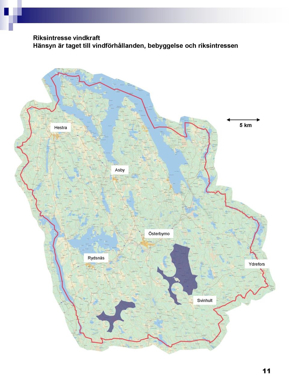 bebyggelse och riksintressen Hestra