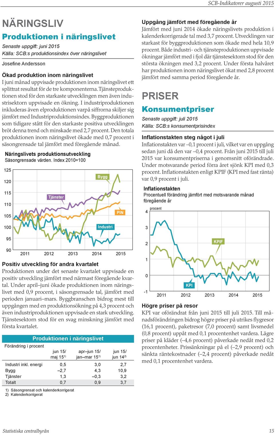 I industriproduktionen inkluderas även elproduktionen varpå siffrorna skiljer sig jämfört med Industriproduktionsindex.