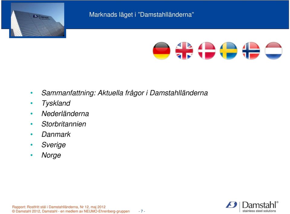 Nederländerna Storbritannien Danmark Sverige Norge