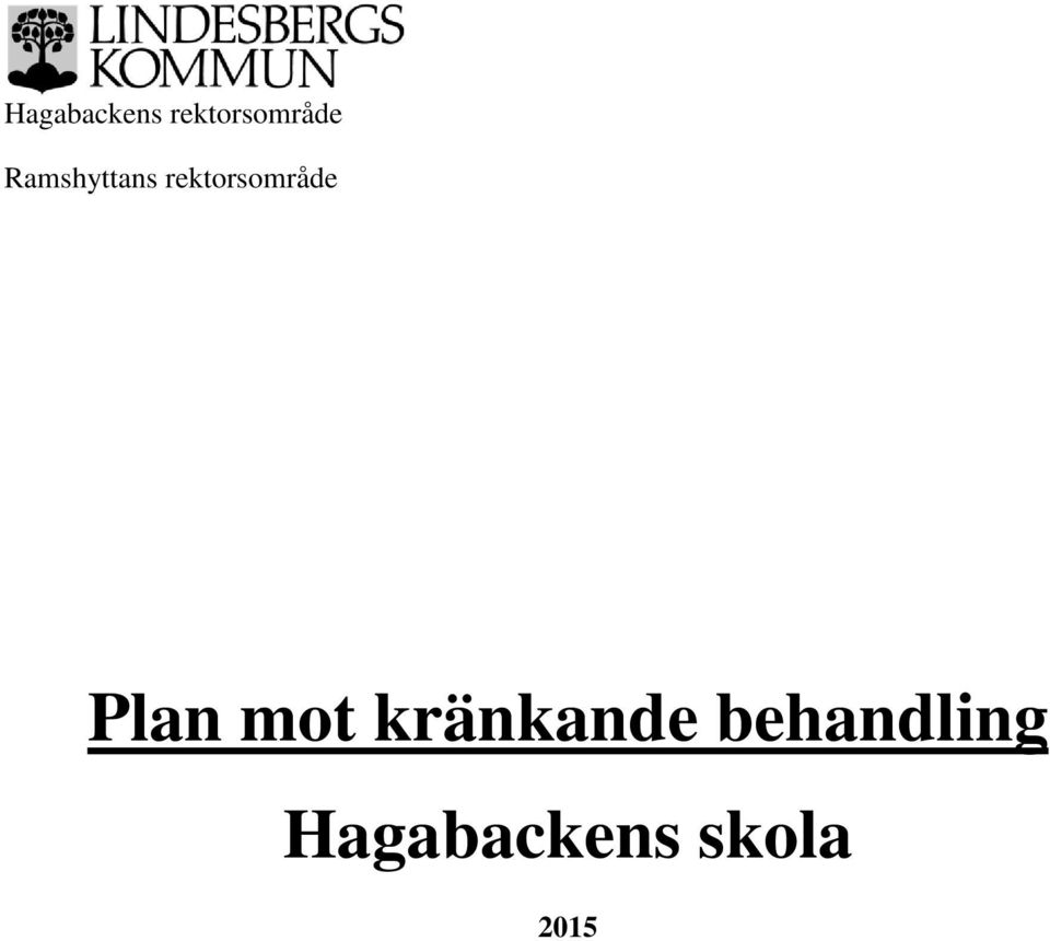 Plan mot kränkande