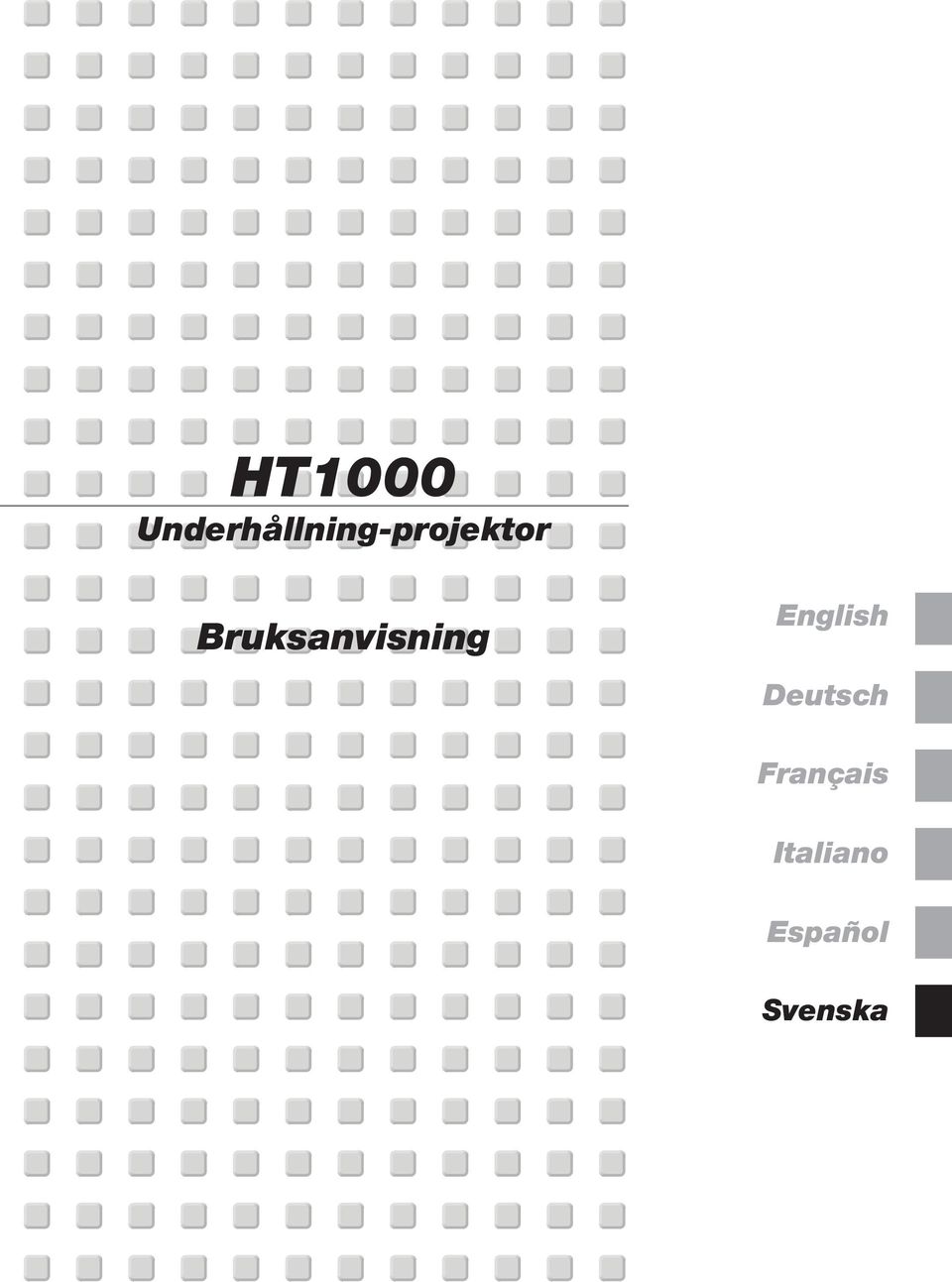 Bruksanvisning English