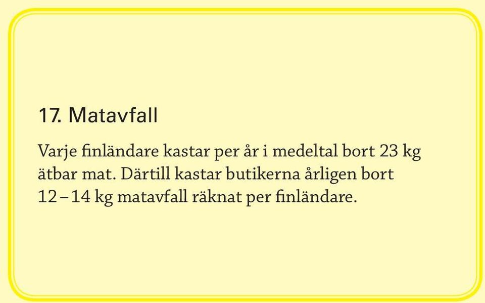 Därtill kastar butikerna årligen bort