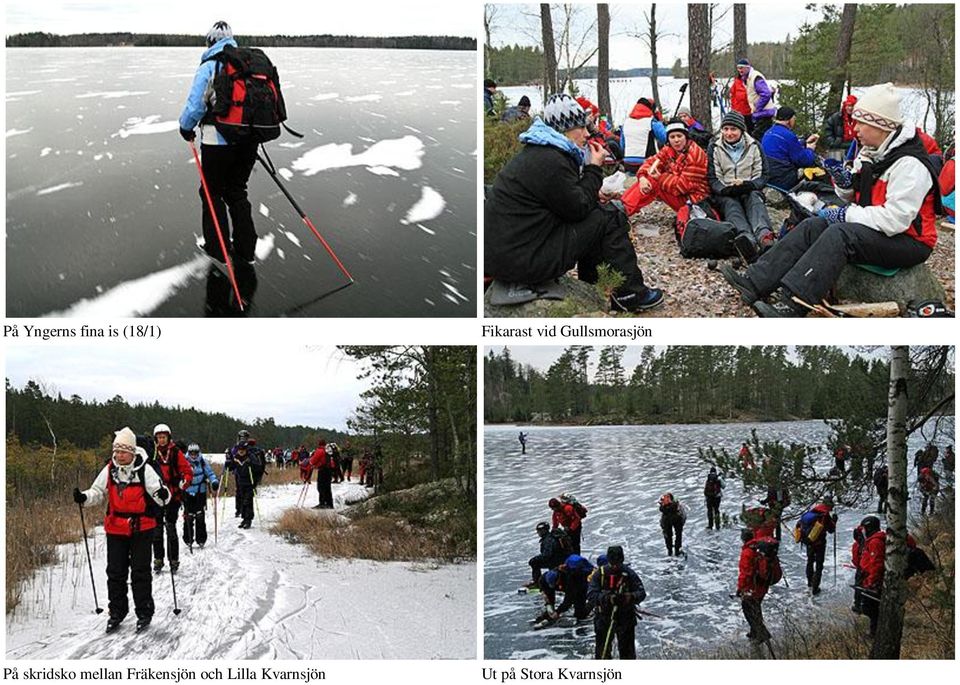 skridsko mellan Fräkensjön och