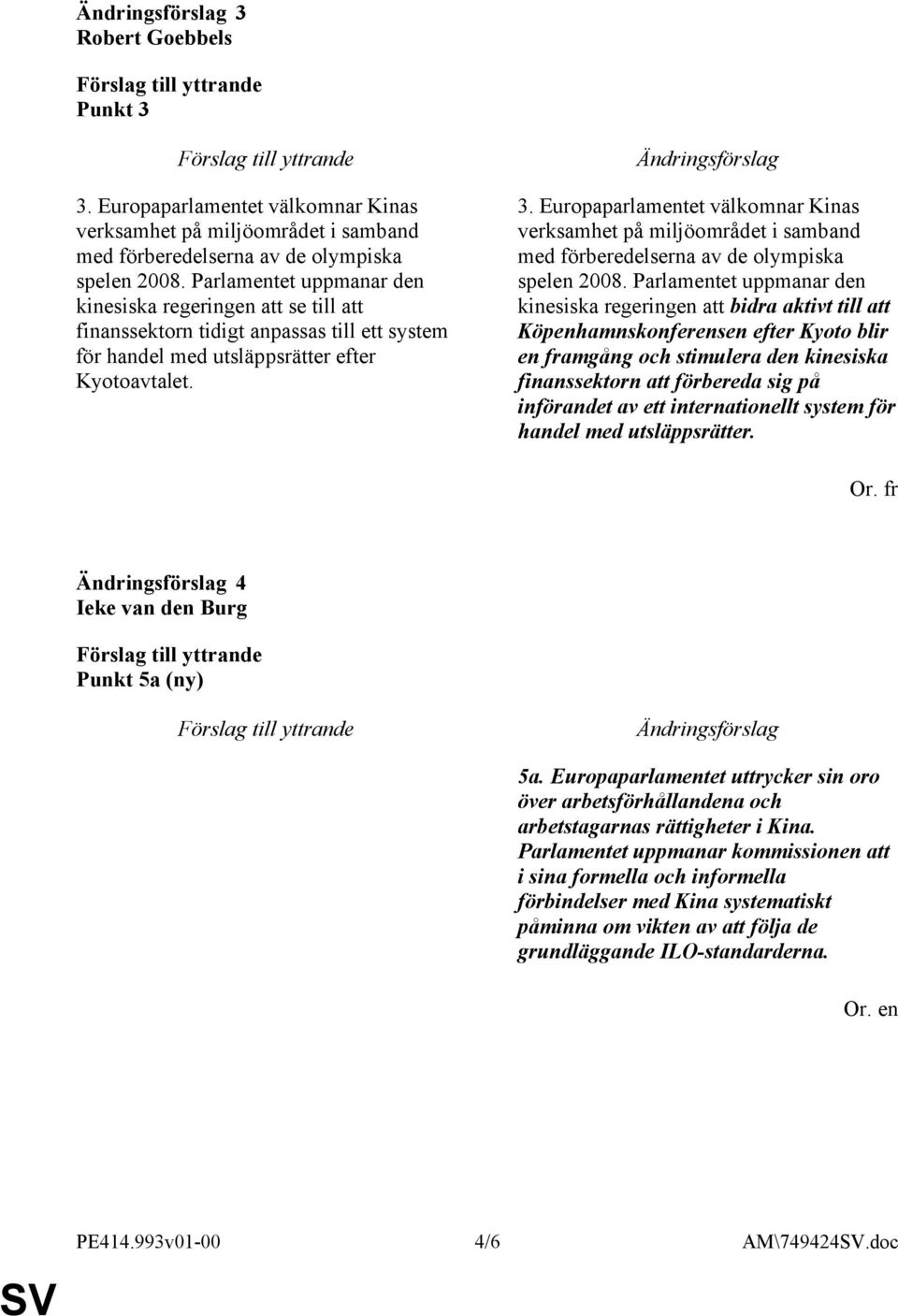 Europaparlamentet välkomnar Kinas verksamhet på miljöområdet i samband med förberedelserna av de olympiska spelen 2008.