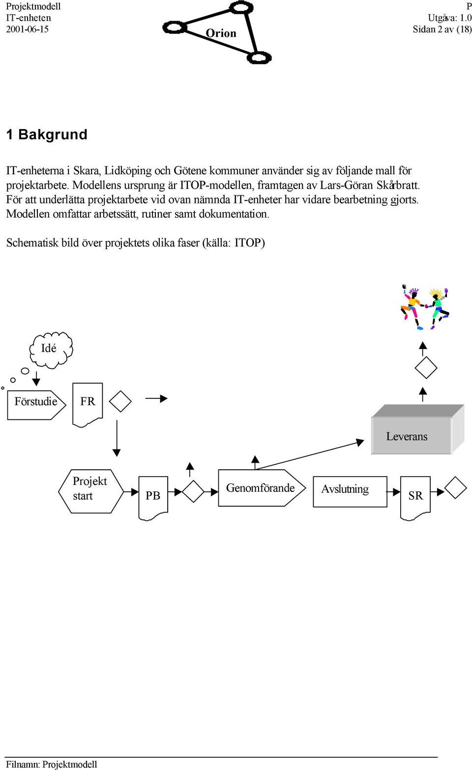 För att underlätta projektarbete vid ovan nämnda IT-enheter har vidare bearbetning gjorts.
