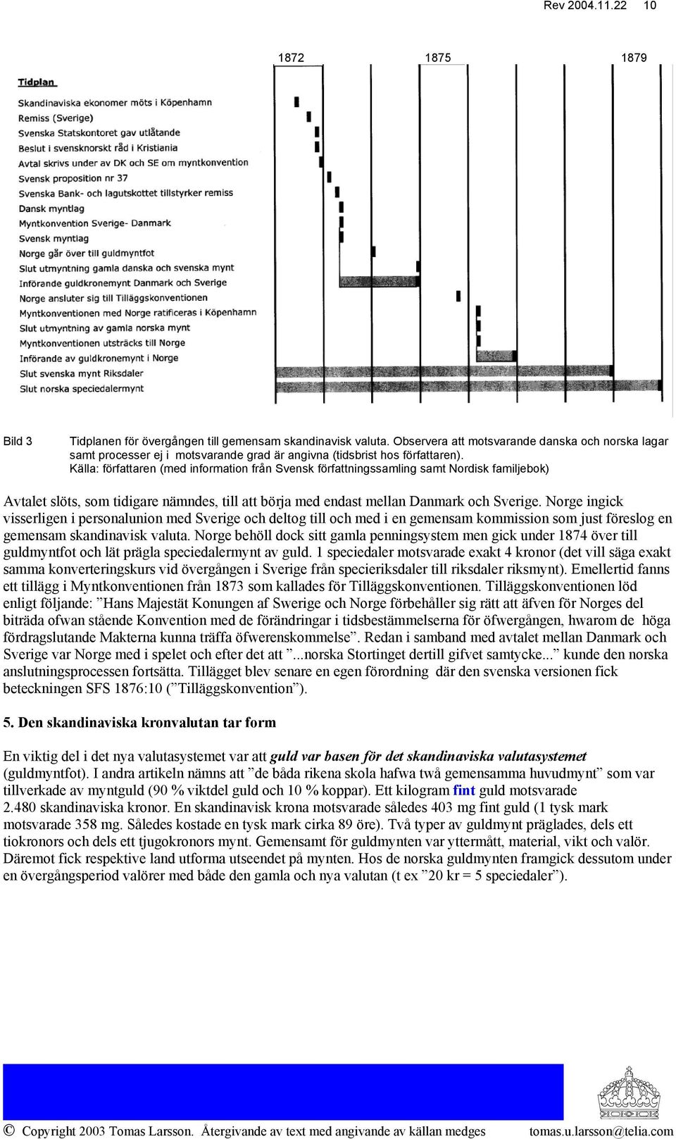 Källa: författaren (med information från Svensk författningssamling samt Nordisk familjebok) Avtalet slöts, som tidigare nämndes, till att börja med endast mellan Danmark och Sverige.