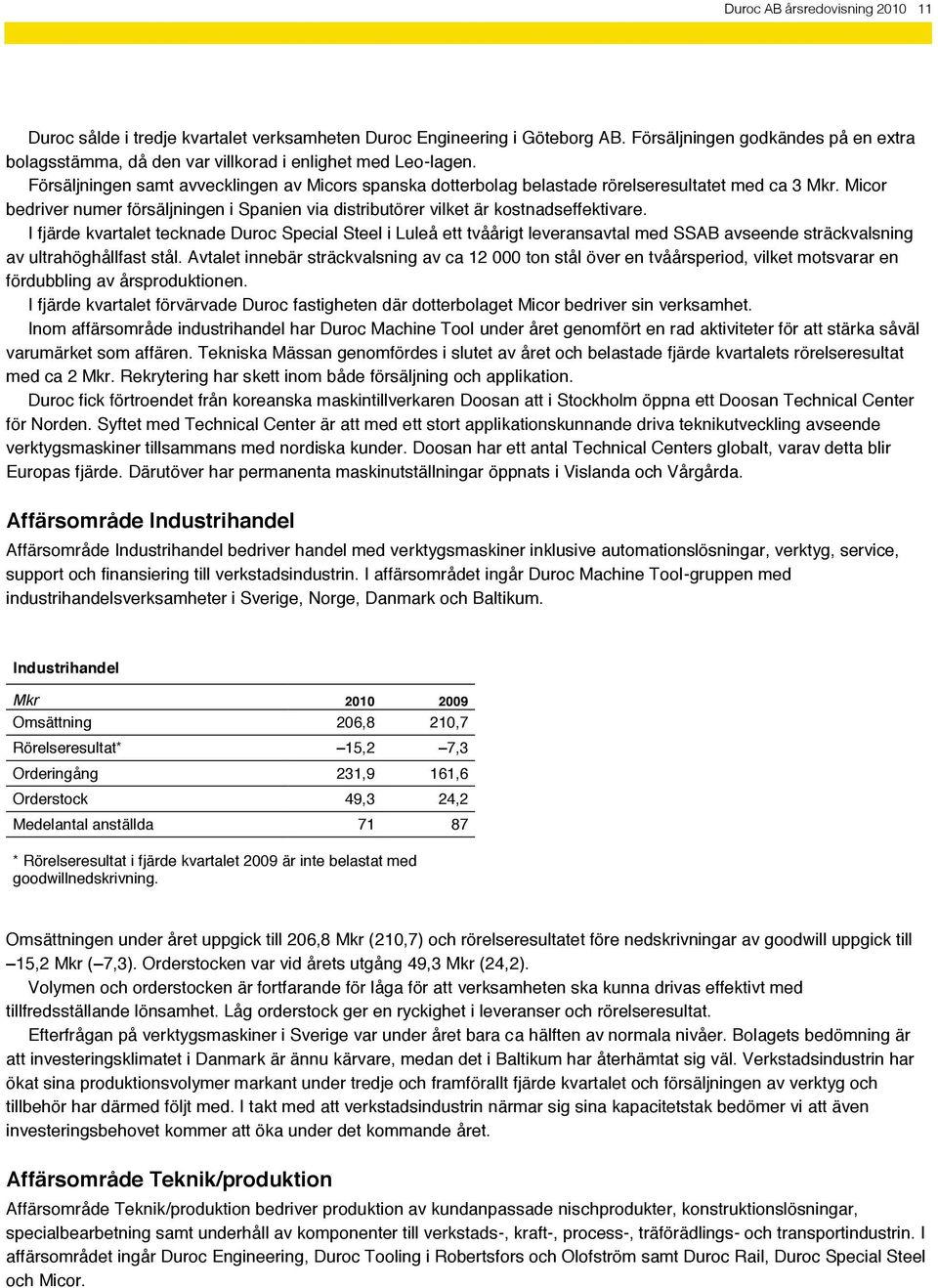 Micor bedriver numer försäljningen i Spanien via distributörer vilket är kostnadseffektivare.