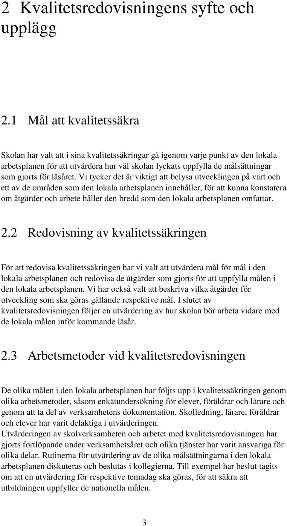 för läsåret.