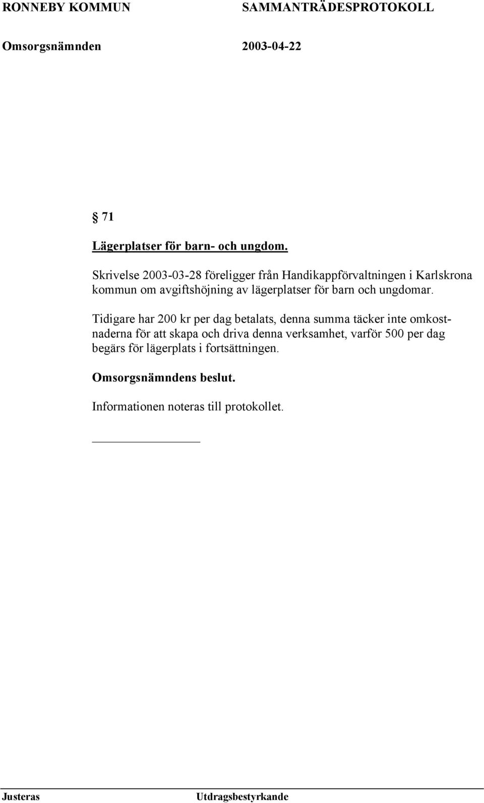 lägerplatser för barn och ungdomar.