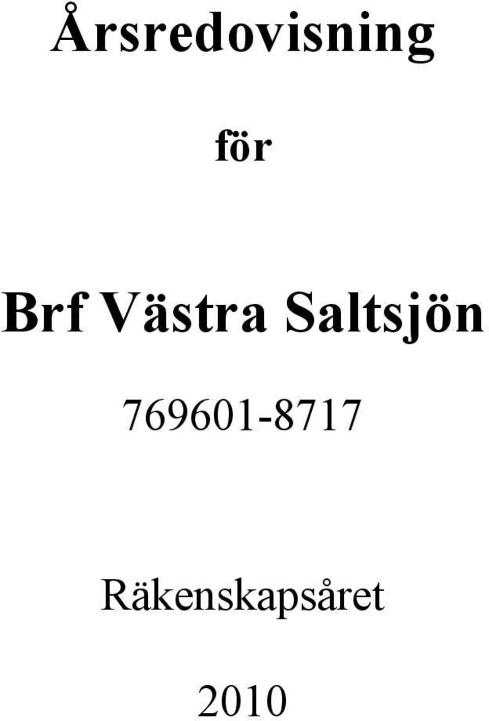 Saltsjön