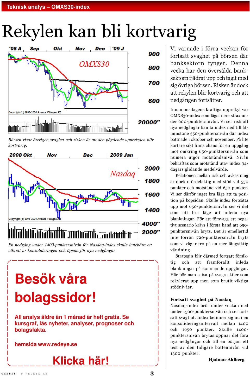 Börsen visar återigen svaghet och risken är att den pågående upprekylen blir kortvarig.