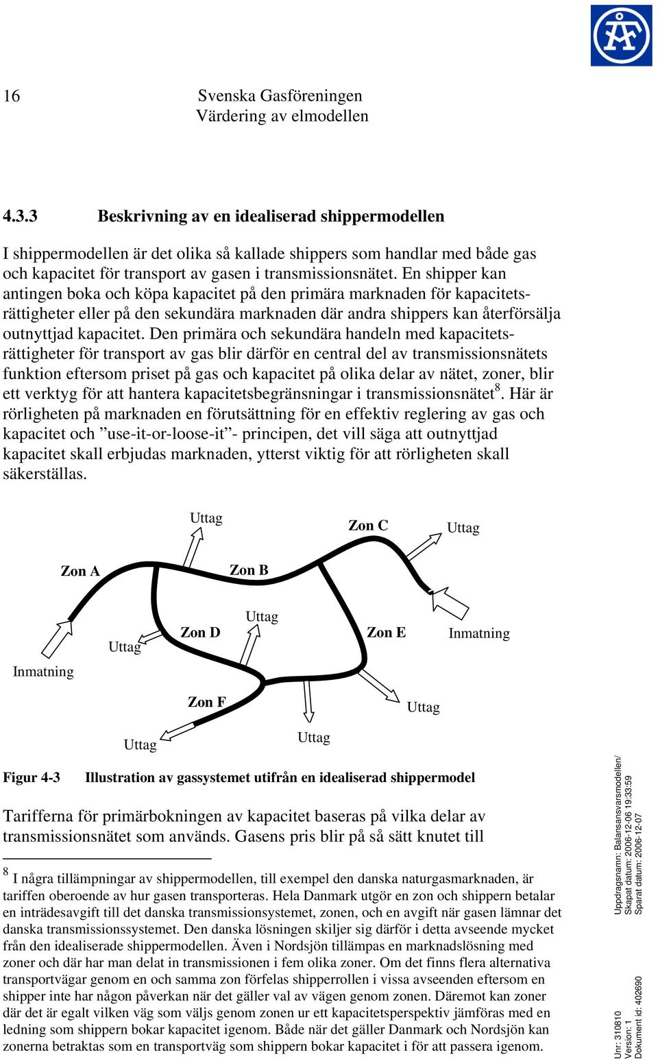 En shipper kan antingen boka och köpa kapacitet på den primära marknaden för kapacitetsrättigheter eller på den sekundära marknaden där andra shippers kan återförsälja outnyttjad kapacitet.