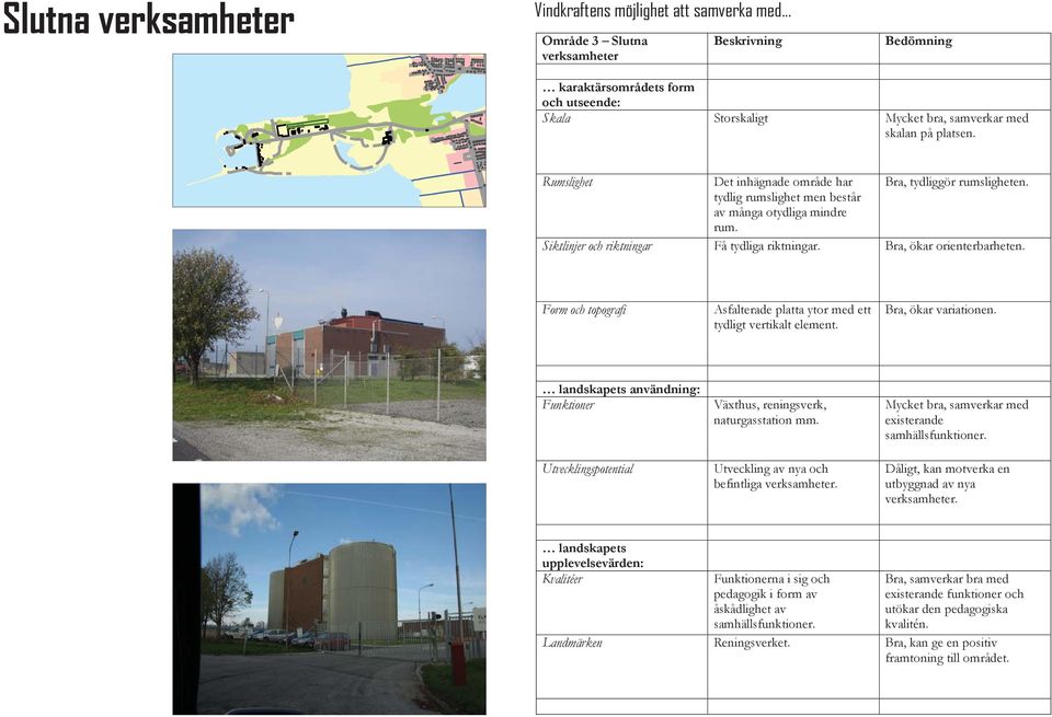 Rumslighet Det inhägnade område har Bra, tydliggör rumsligheten. tydlig rumslighet men består av många otydliga mindre rum. Siktlinjer och riktningar Få tydliga riktningar. Bra, ökar orienterbarheten.