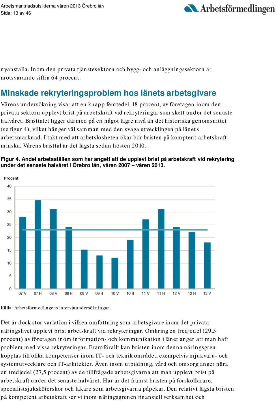 rekryteringar som skett under det senaste halvåret.