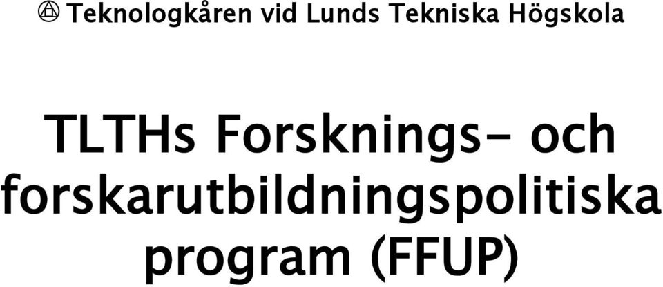 Forsknings- och