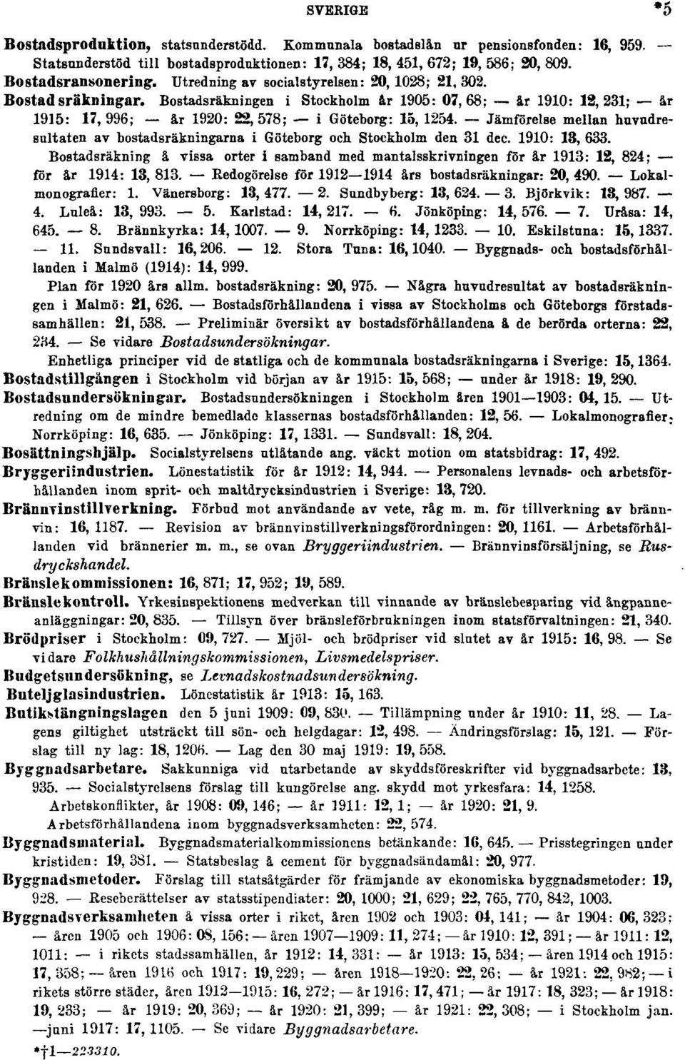 Jämförelse mellan huvudresultaten av bostadsräkningarna i Göteborg och Stockholm den 31 dec. 1910: 18, 633.