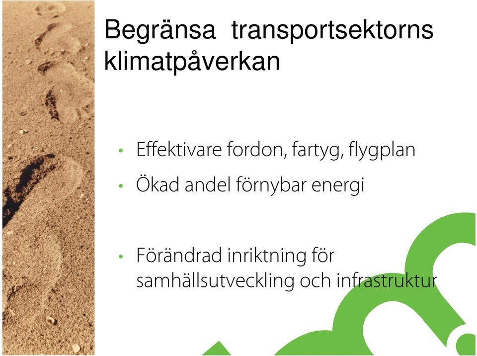 andel förnybar energi Förändrad