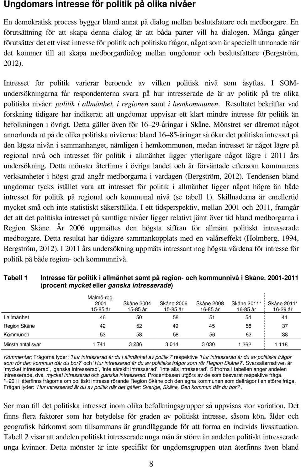 Många gånger förutsätter det ett visst intresse för politik och politiska frågor, något som är speciellt utmanade när det kommer till att skapa medborgardialog mellan ungdomar och beslutsfattare