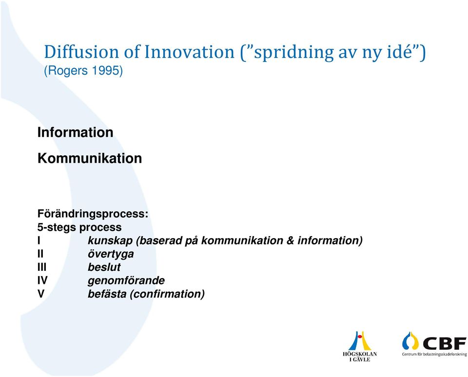 process I kunskap (baserad på kommunikation & information)