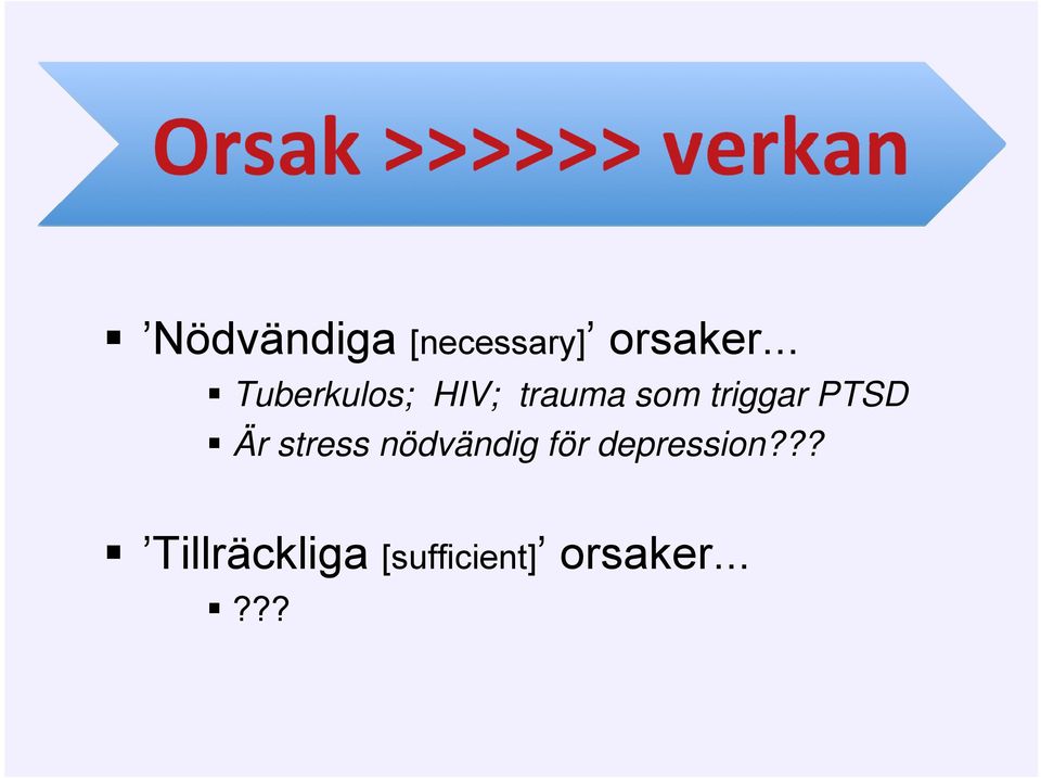 triggar PTSD Är stress nödvändig för