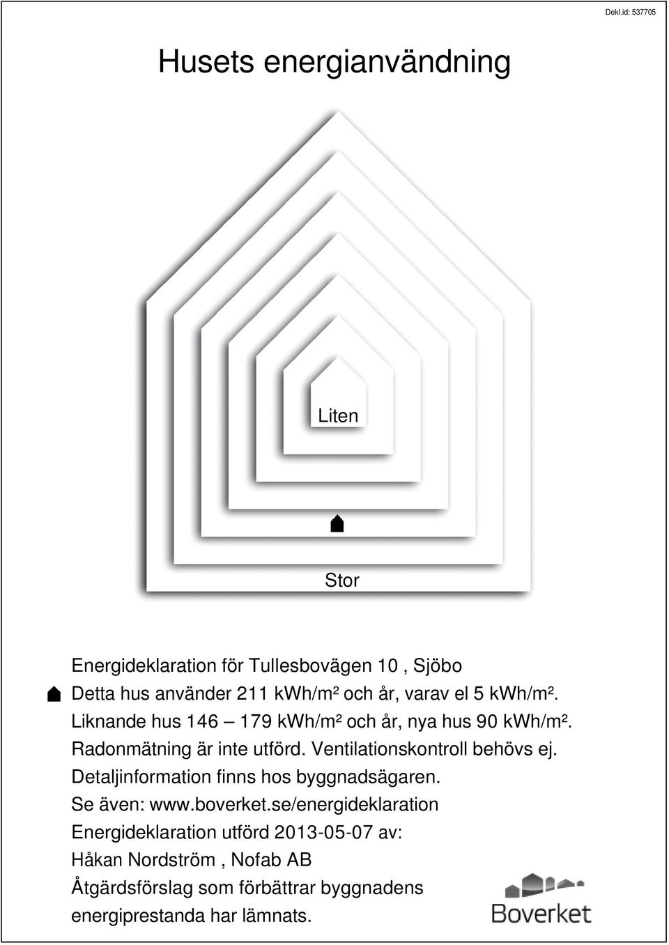 Ventilationskontroll behövs ej. Detaljinformation finns hos byggnadsägaren. Se även: www.boverket.