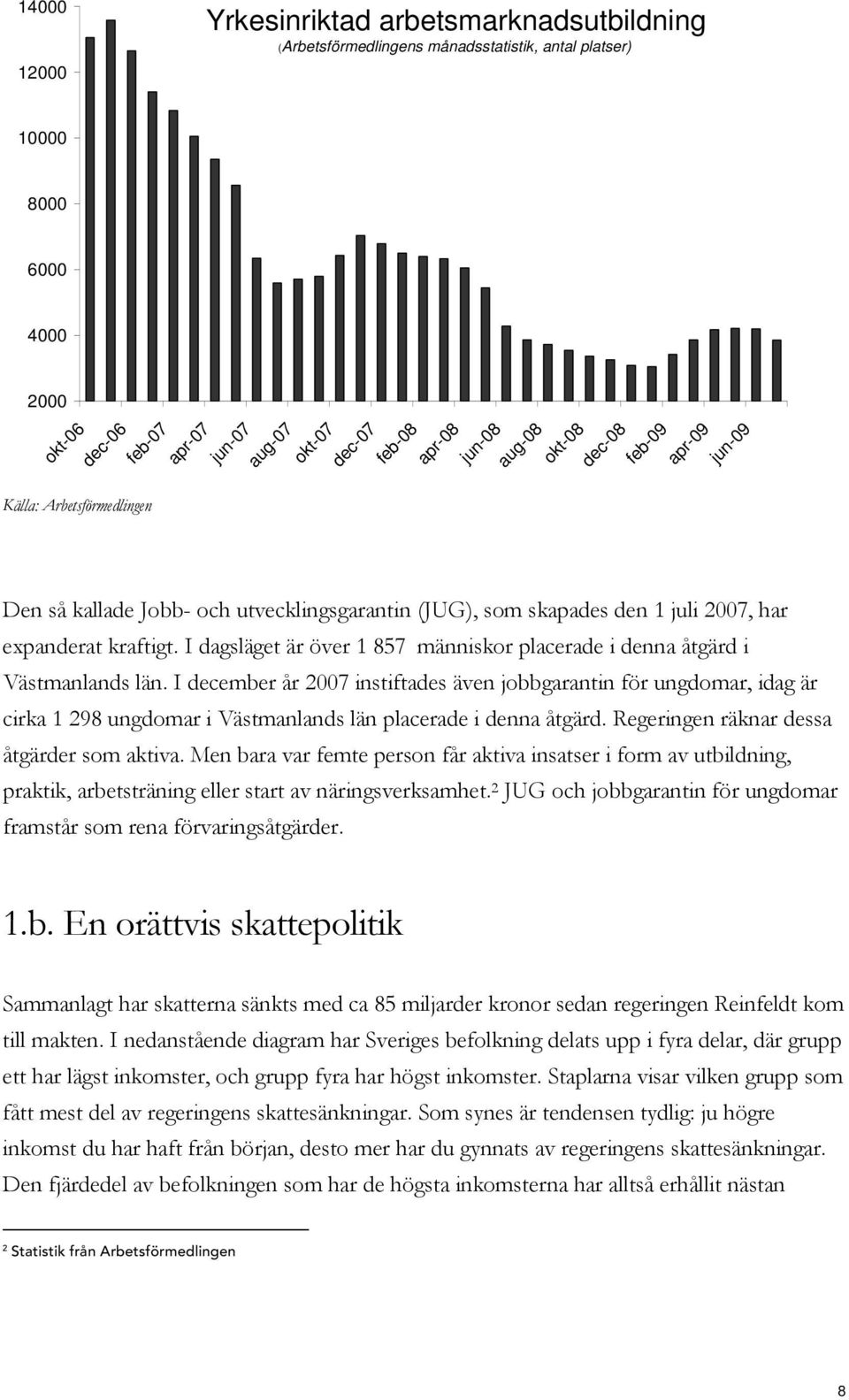 I dagsläget är över 1 857 människor placerade i denna åtgärd i Västmanlands län.