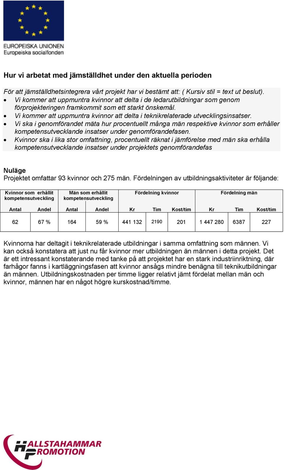 Vi kommer att uppmuntra kvinnor att delta i teknikrelaterade utvecklingsinsatser.