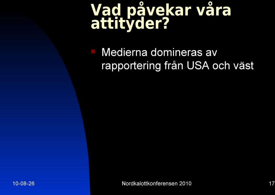 rapportering från USA och