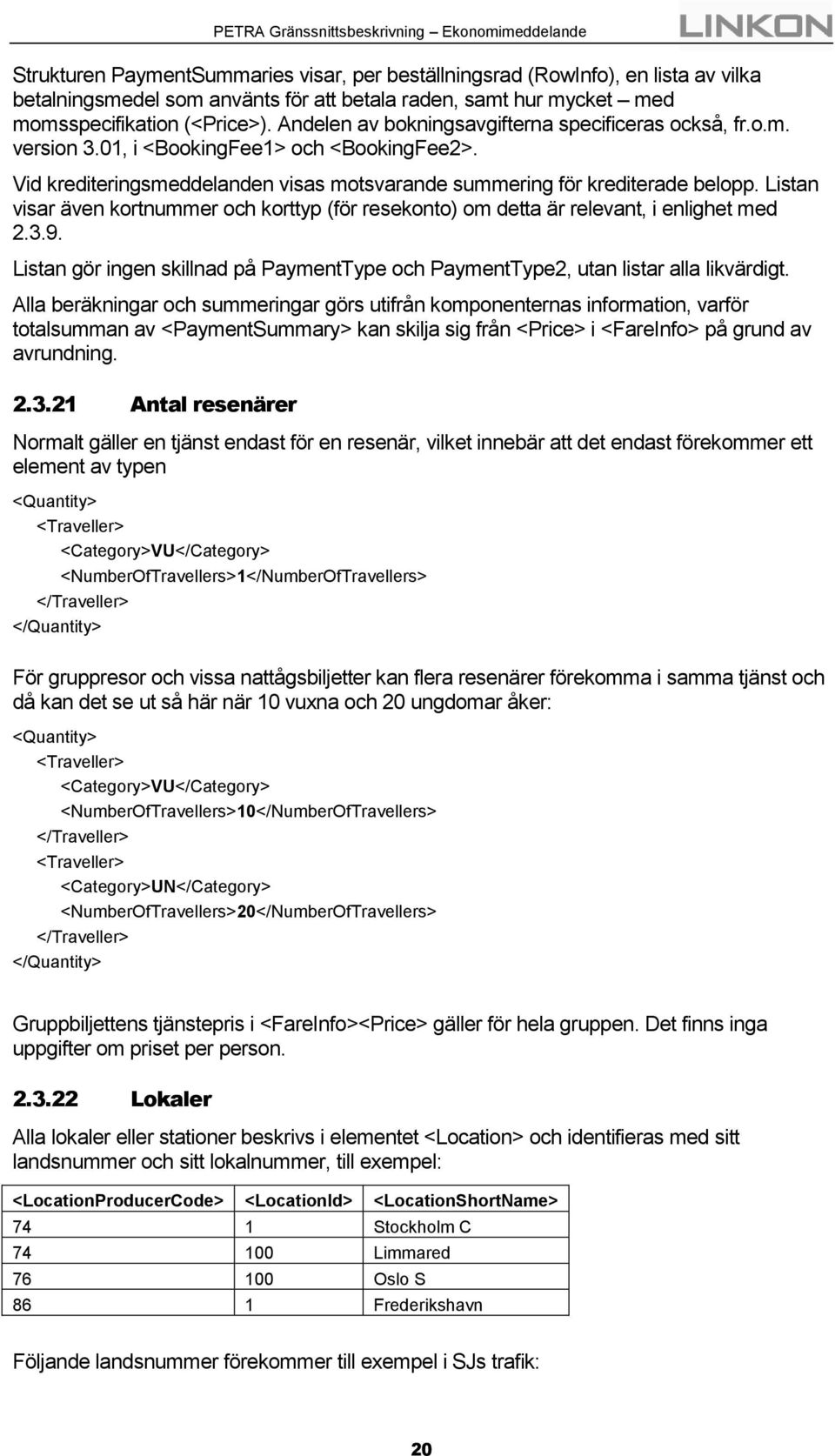 Listan visar även kortnummer och korttyp (för resekonto) om detta är relevant, i enlighet med 2.3.9. Listan gör ingen skillnad på PaymentType och PaymentType2, utan listar alla likvärdigt.