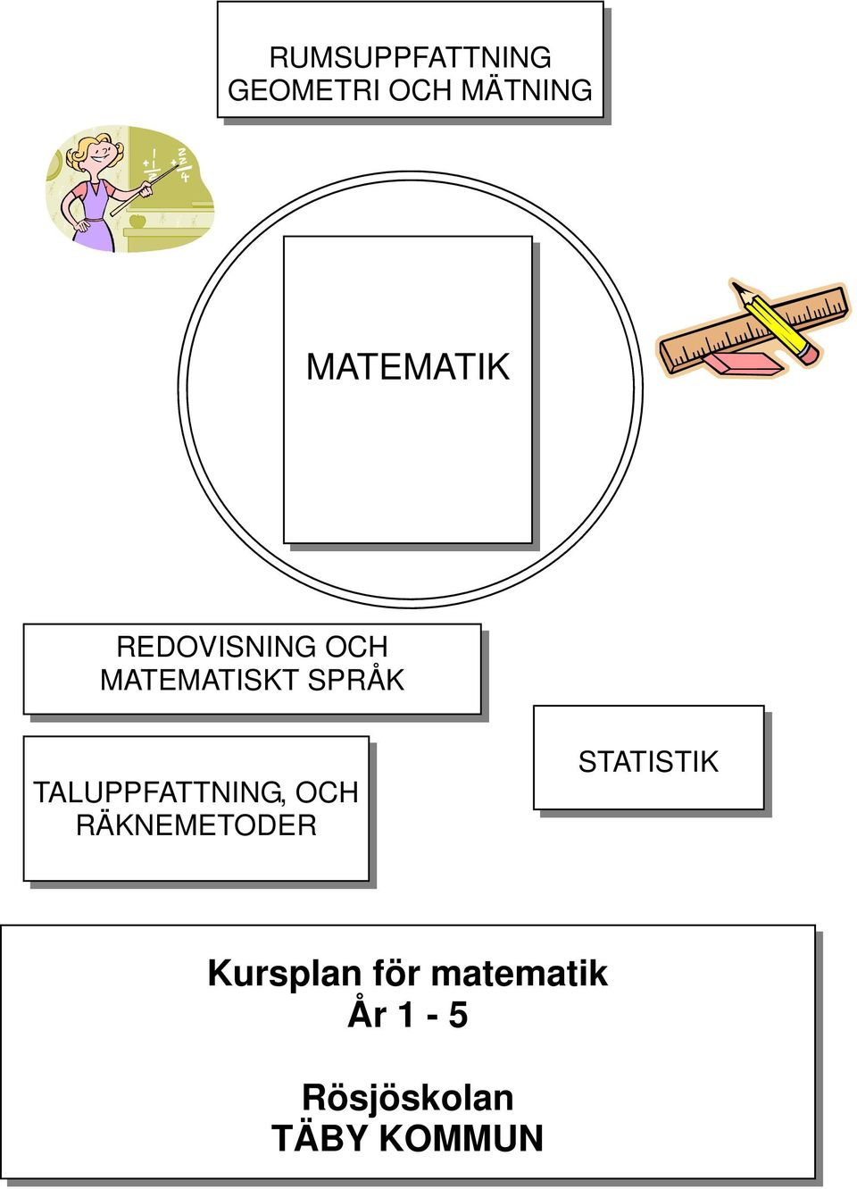 TALUPPFATTNING, OCH RÄKNEMETODER STATISTIK