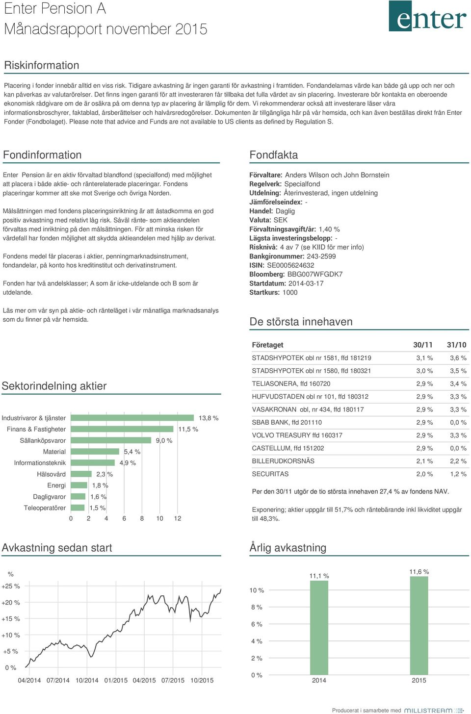 Investerare bör kontakta en oberoende ekonomisk rådgivare om de är osäkra på om denna typ av placering är lämplig för dem.