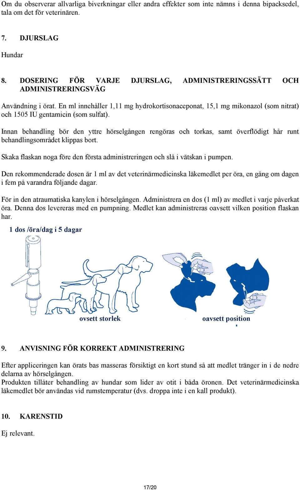 En ml innehåller 1,11 mg hydrokortisonaceponat, 15,1 mg mikonazol (som nitrat) och 1505 IU gentamicin (som sulfat).