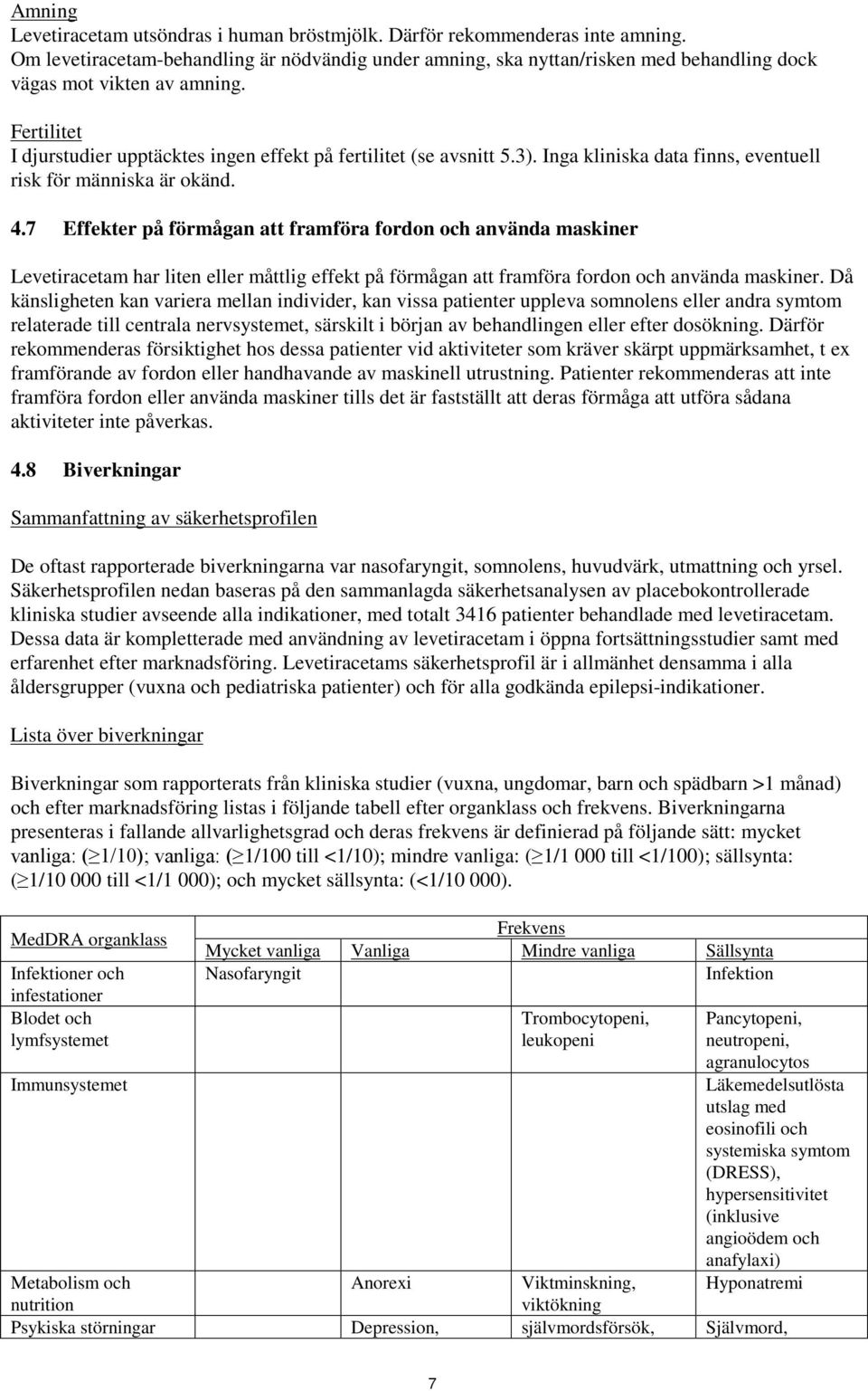 3). Inga kliniska data finns, eventuell risk för människa är okänd. 4.