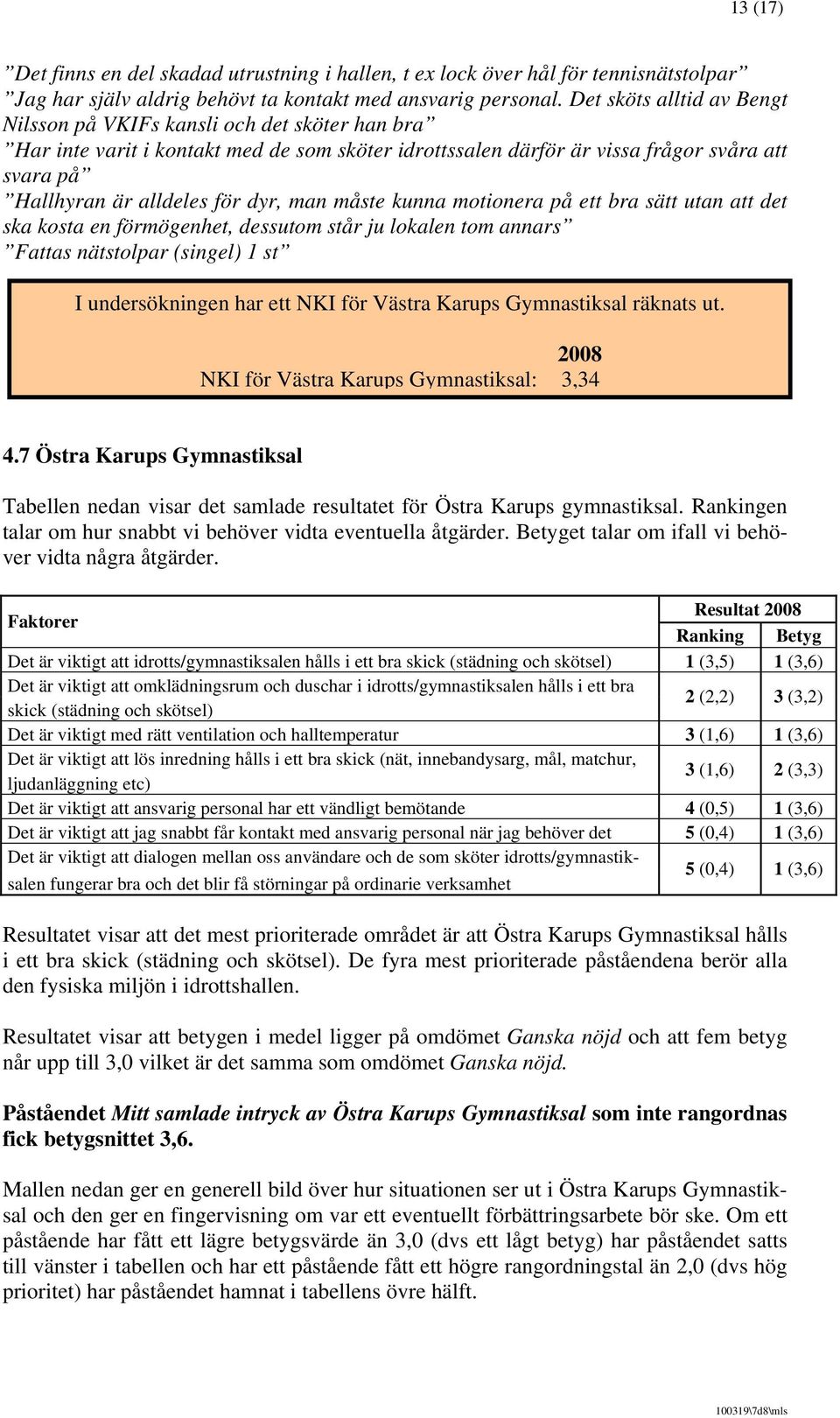 dyr, man måste kunna motionera på ett bra sätt utan att det ska kosta en förmögenhet, dessutom står ju lokalen tom annars Fattas nätstolpar (singel) 1 st I undersökningen har ett NKI för Västra