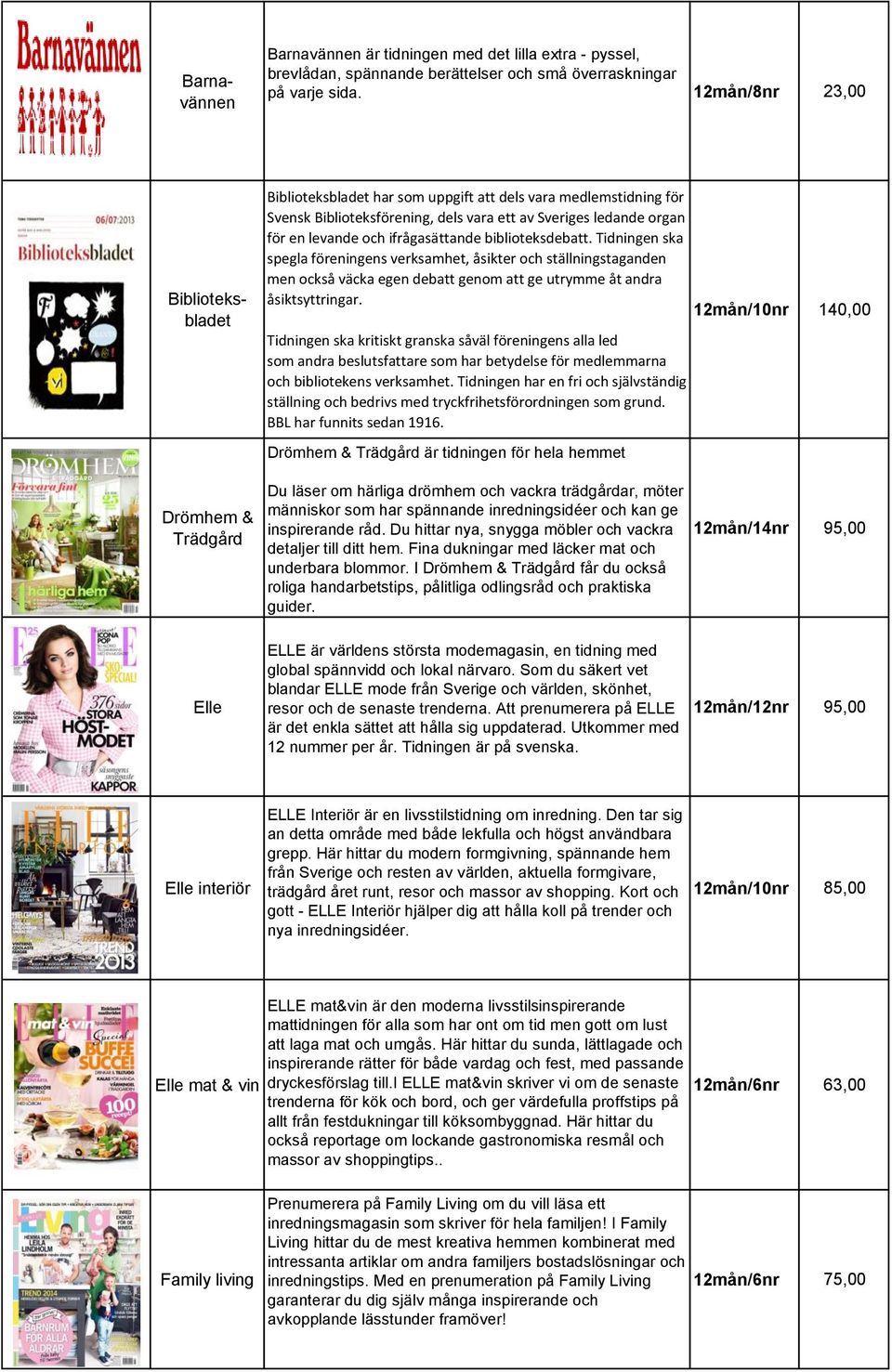 ifrågasättande biblioteksdebatt. Tidningen ska spegla föreningens verksamhet, åsikter och ställningstaganden men också väcka egen debatt genom att ge utrymme åt andra åsiktsyttringar.